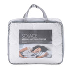 Solace 600GSM Mattress Topper Anti-Bacterial Treated