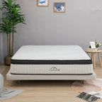Front view of the Cloud 9 mattress featuring a plush quilted pillow-top design.