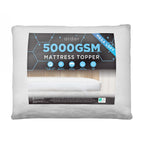 Arder 500gsm mattress topper packaging displayed on a white background