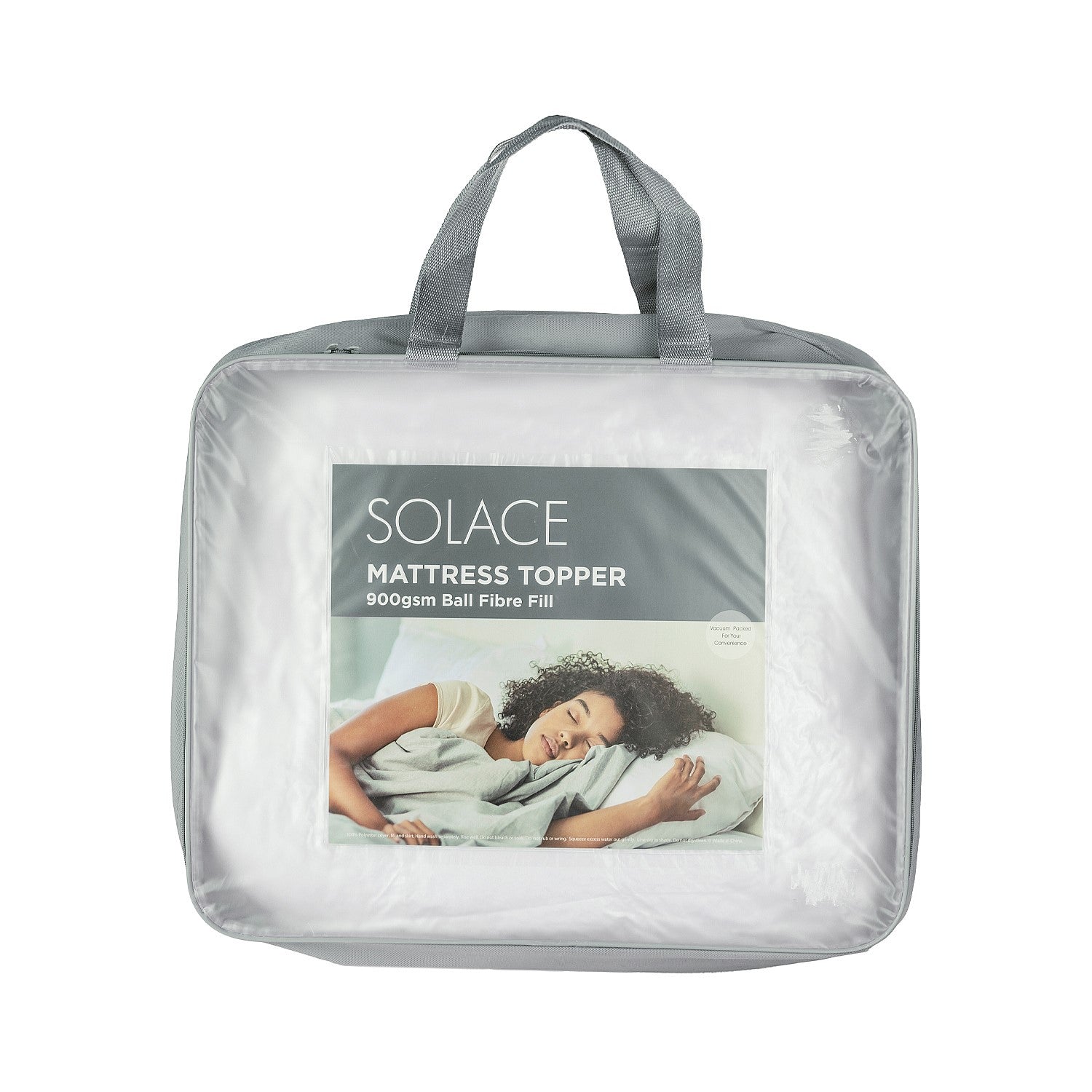 Solace 900gsm Ball Fibre Mattress Topper
