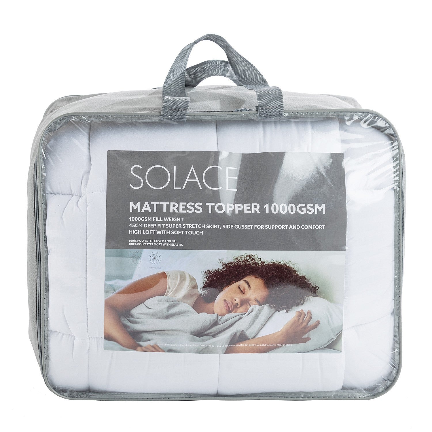 Solace 1000gsm Mattress Topper