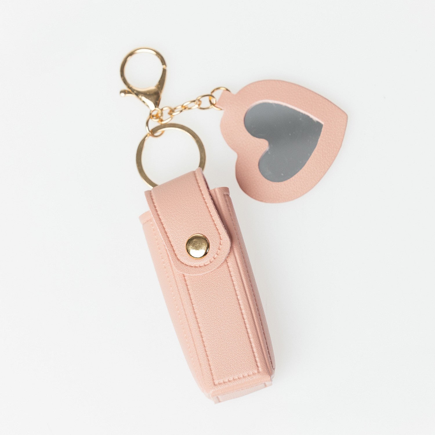 Grace & Gild Maisy Lipstick Keyring Holder Rose