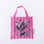 Home Co. Daisy Stripe Recycled Double Sided Foldable Tote