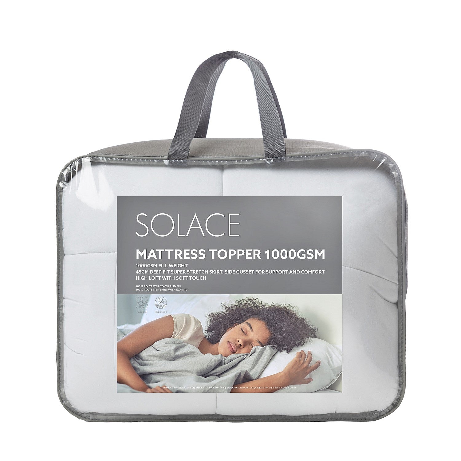 Solace 1000gsm Mattress Topper