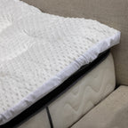 Eden Bobble Mattress Topper 800gsm on a bed