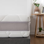 Side profile of the Cloud 9 Dual Side 7-Zone Mattress highlighting the breathable mesh border.