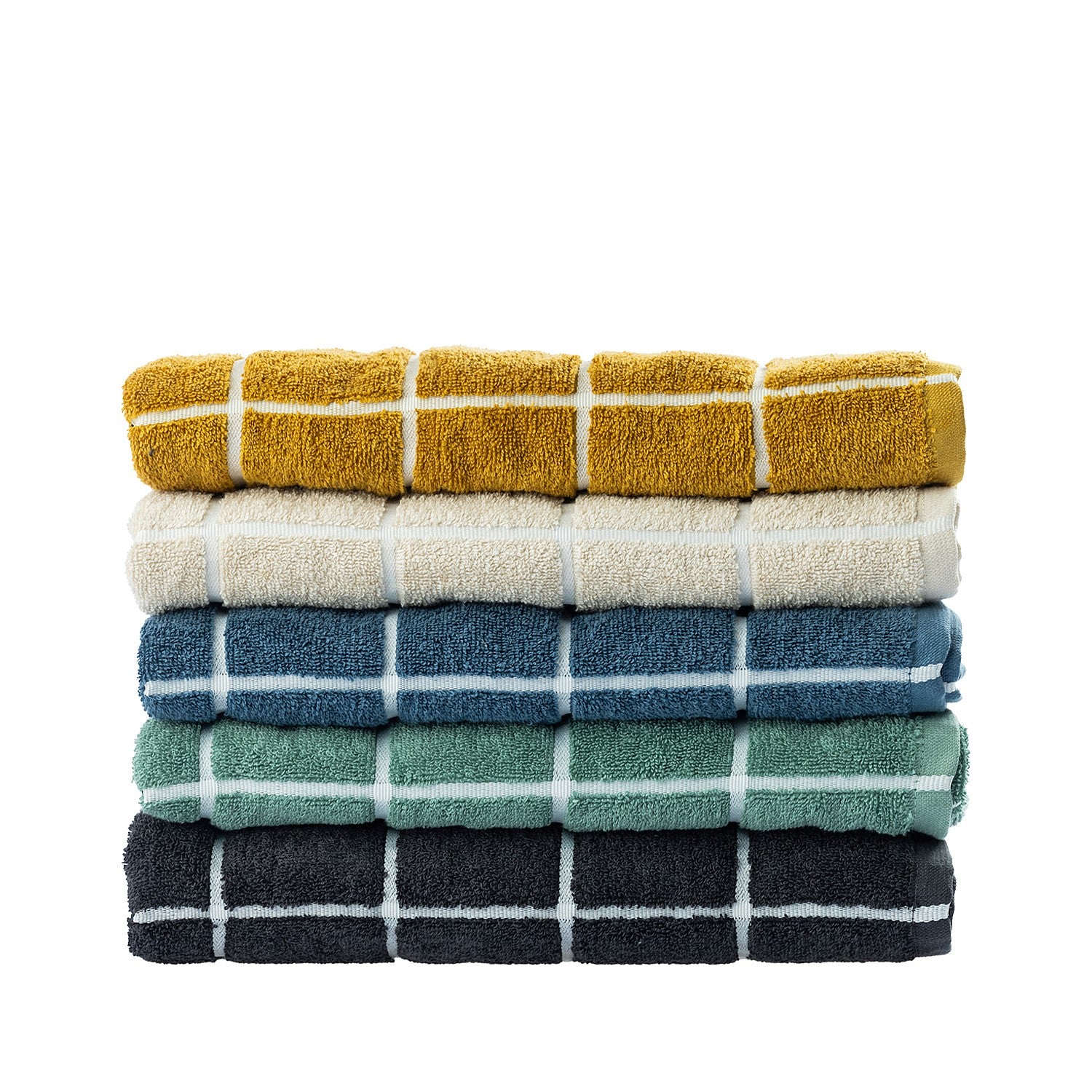 Solace Carter Check Bath Towel