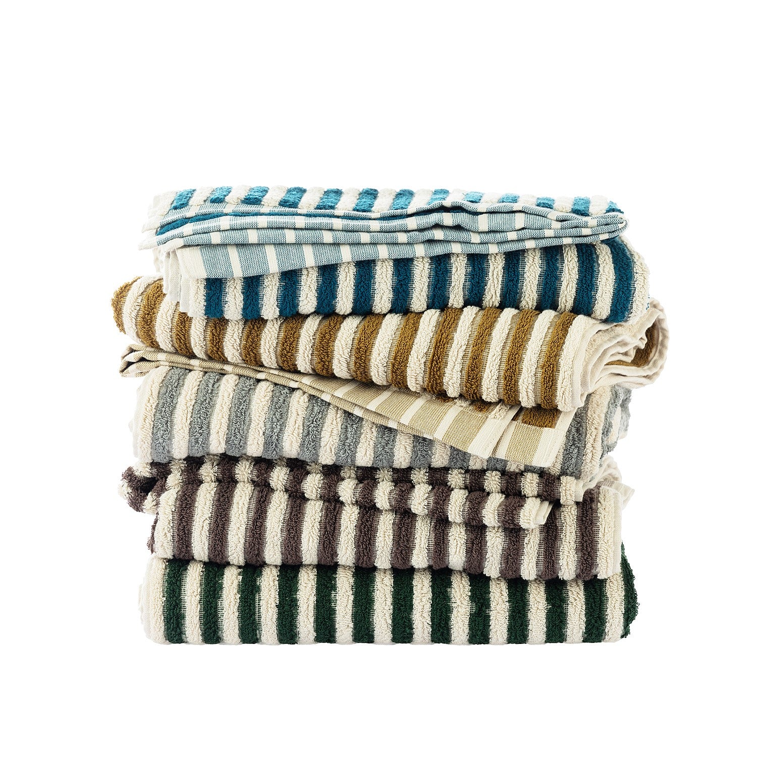 Design Republique Ava Stripe Bath Towel