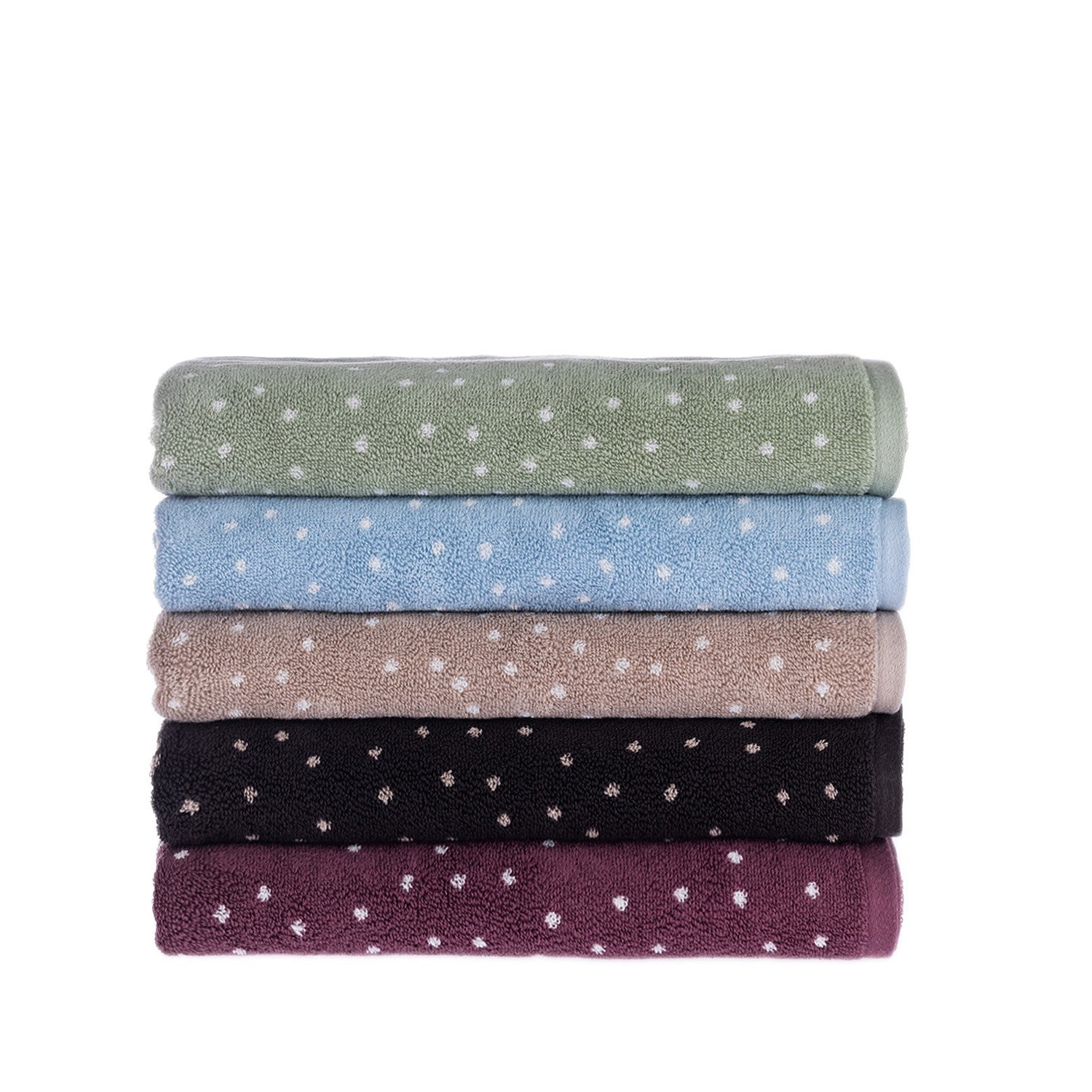 Gracious Living Polka Dot Bath Towel 500gsm