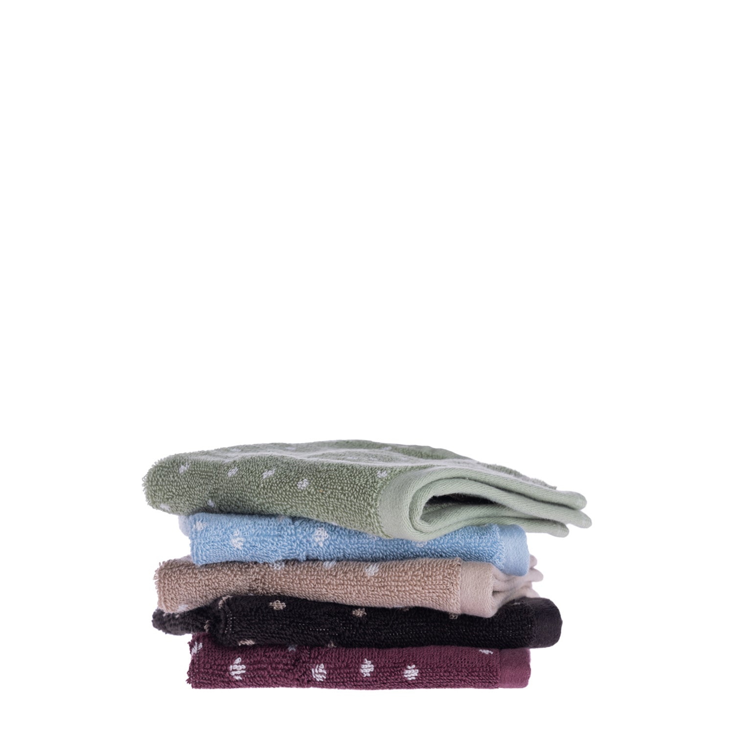 Gracious Living Polka Dot Face Cloth 500gsm