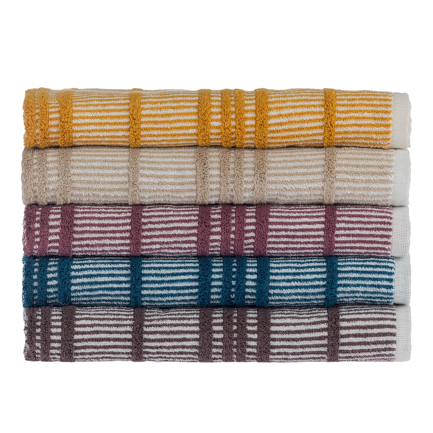 Fieldcrest Monisa Stripe Bath Sheet 530gsm