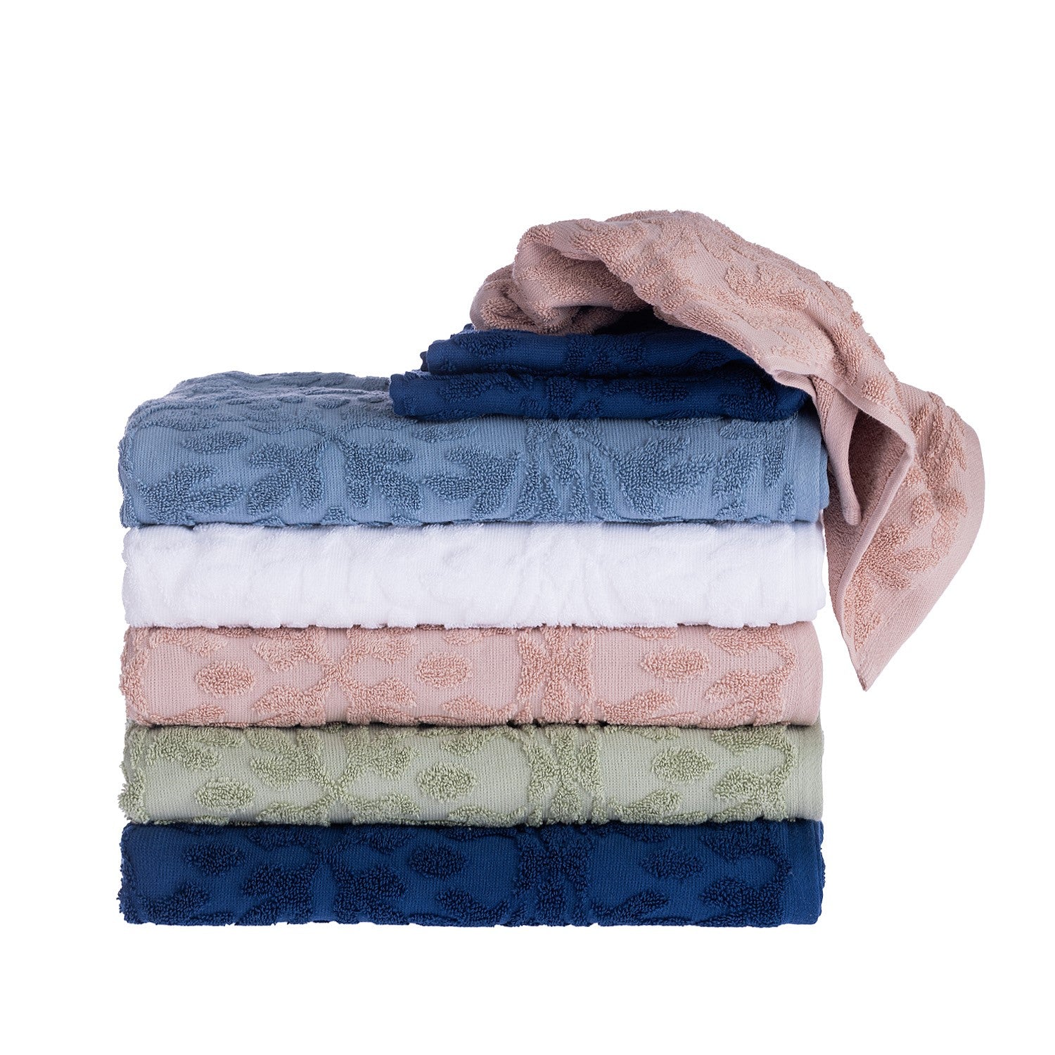 Gracious Living Jessica Jacquard Bath Towel 500gsm