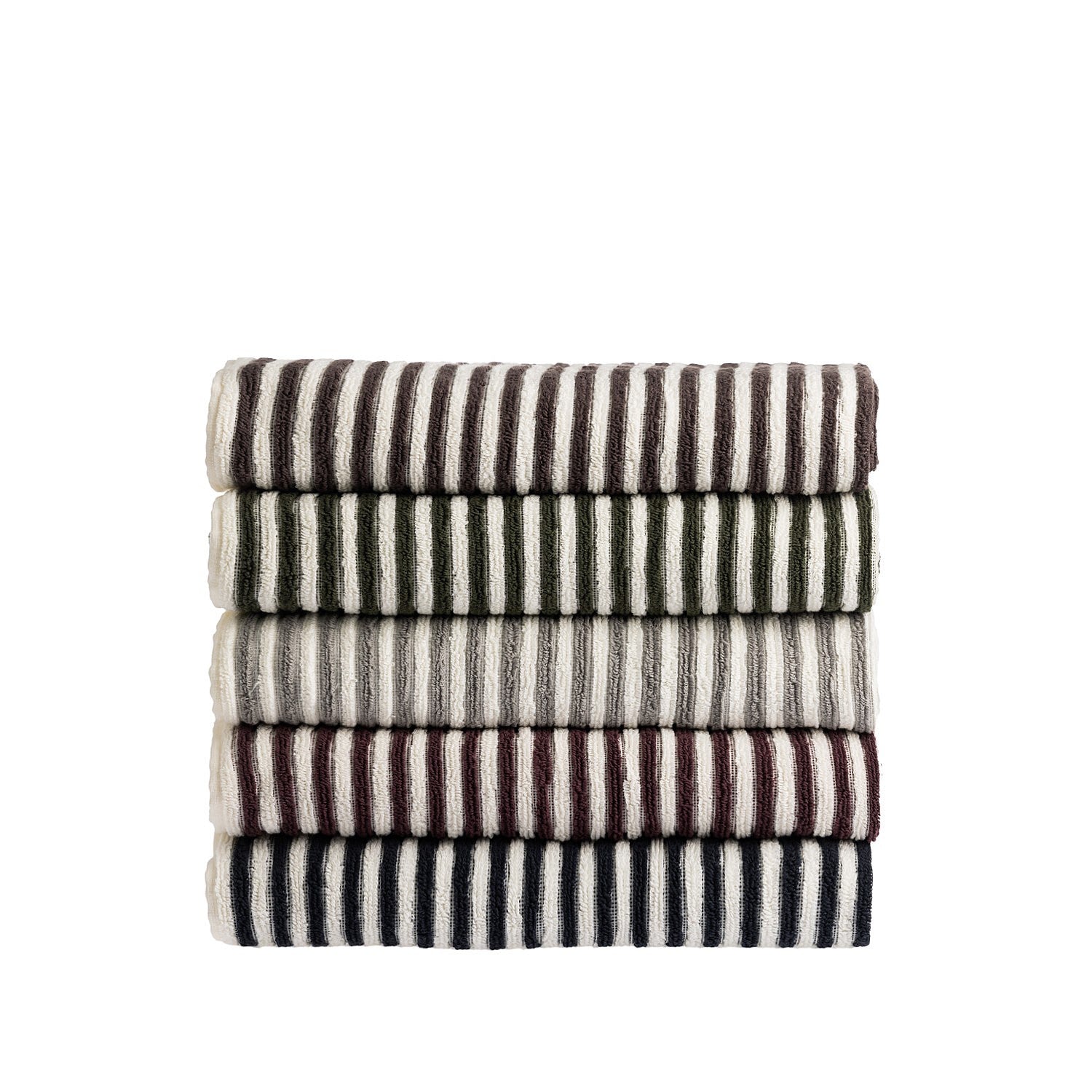 Fieldcrest Remmy Stripe Bath Towel 500gsm