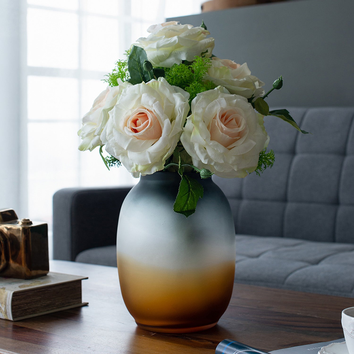 Design Republique Ember Handmade Glass Vase Small