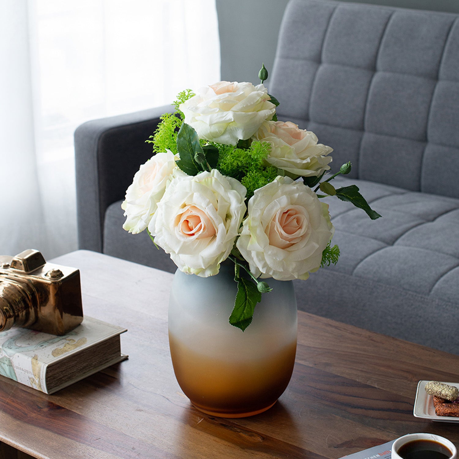 Design Republique Ember Handmade Glass Vase Small