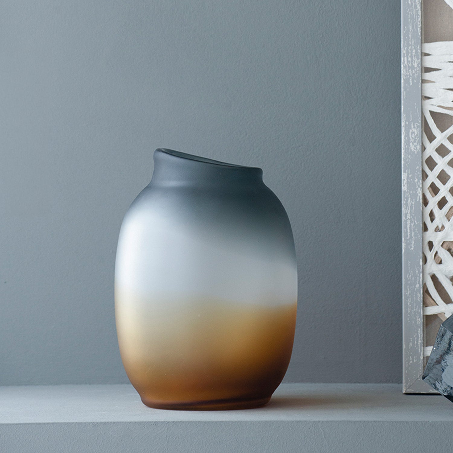 Design Republique Ember Handmade Glass Vase Small