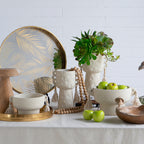Gracious Living Sara Cement Planter Wide