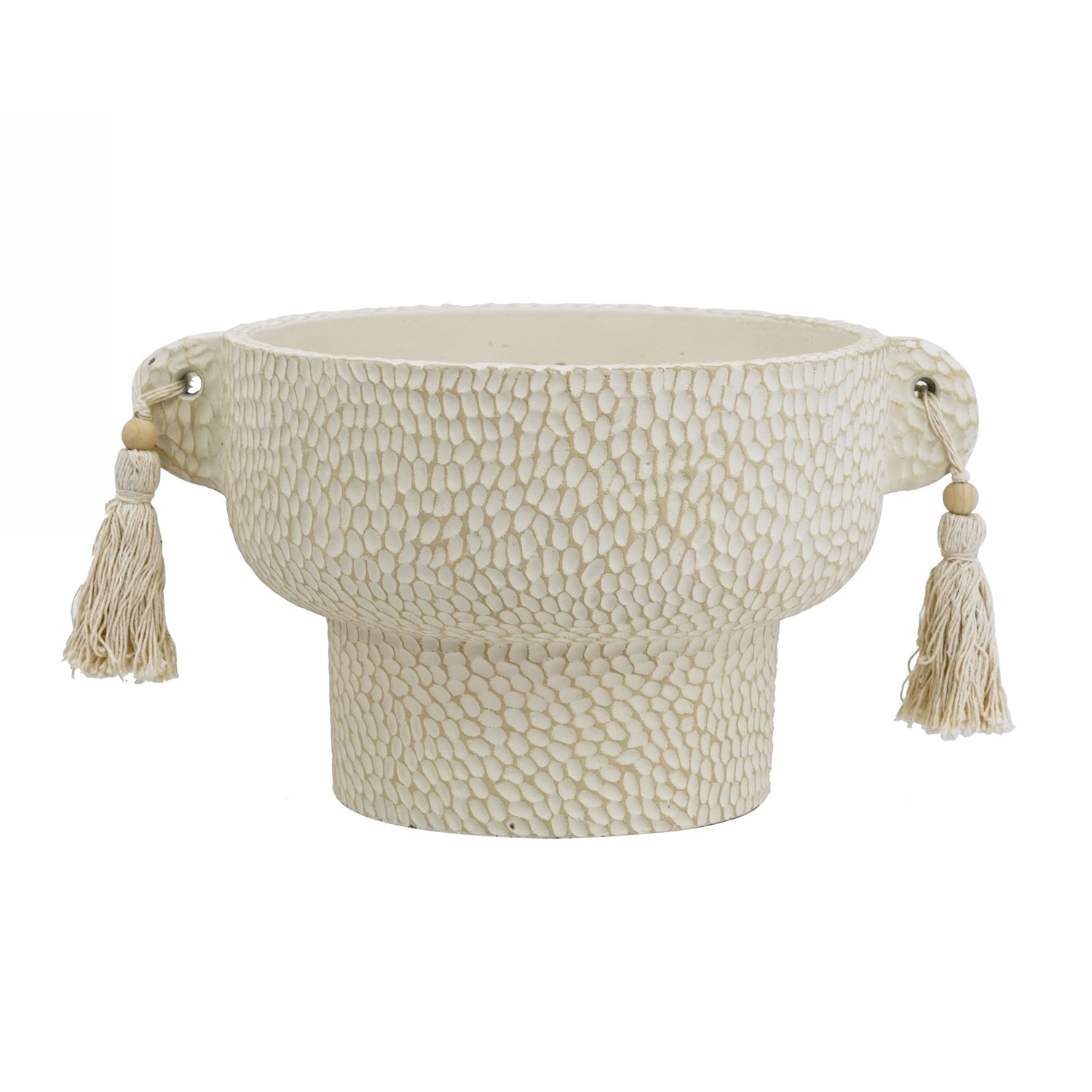 Gracious Living Sara Cement Planter Wide