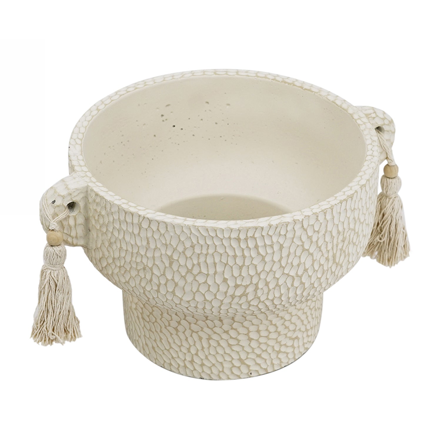 Gracious Living Sara Cement Planter Wide