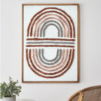 Design Republique Esha Tufted Reflection Framed Wall Art