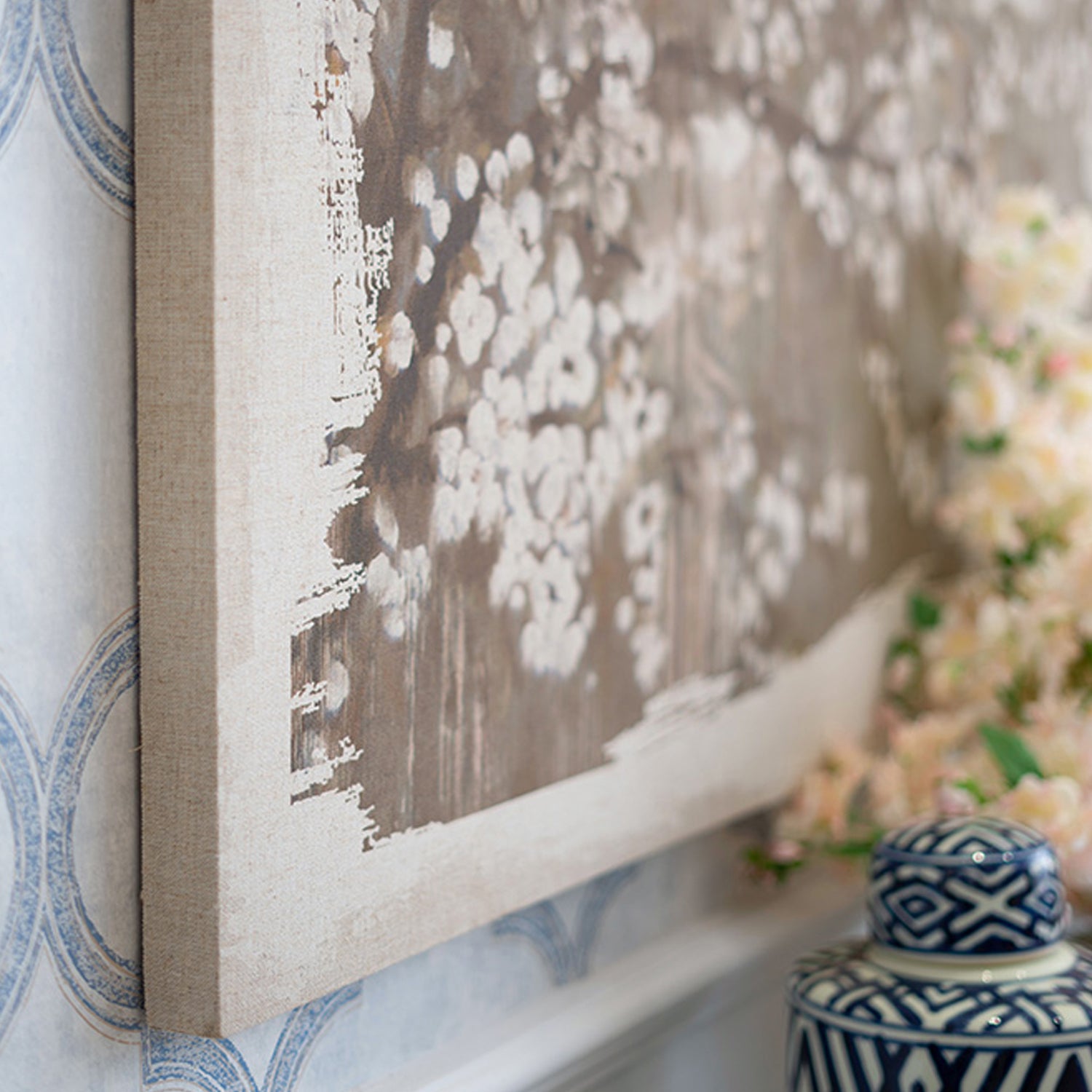 Home Chic Lily Cherry Blossom Canvas