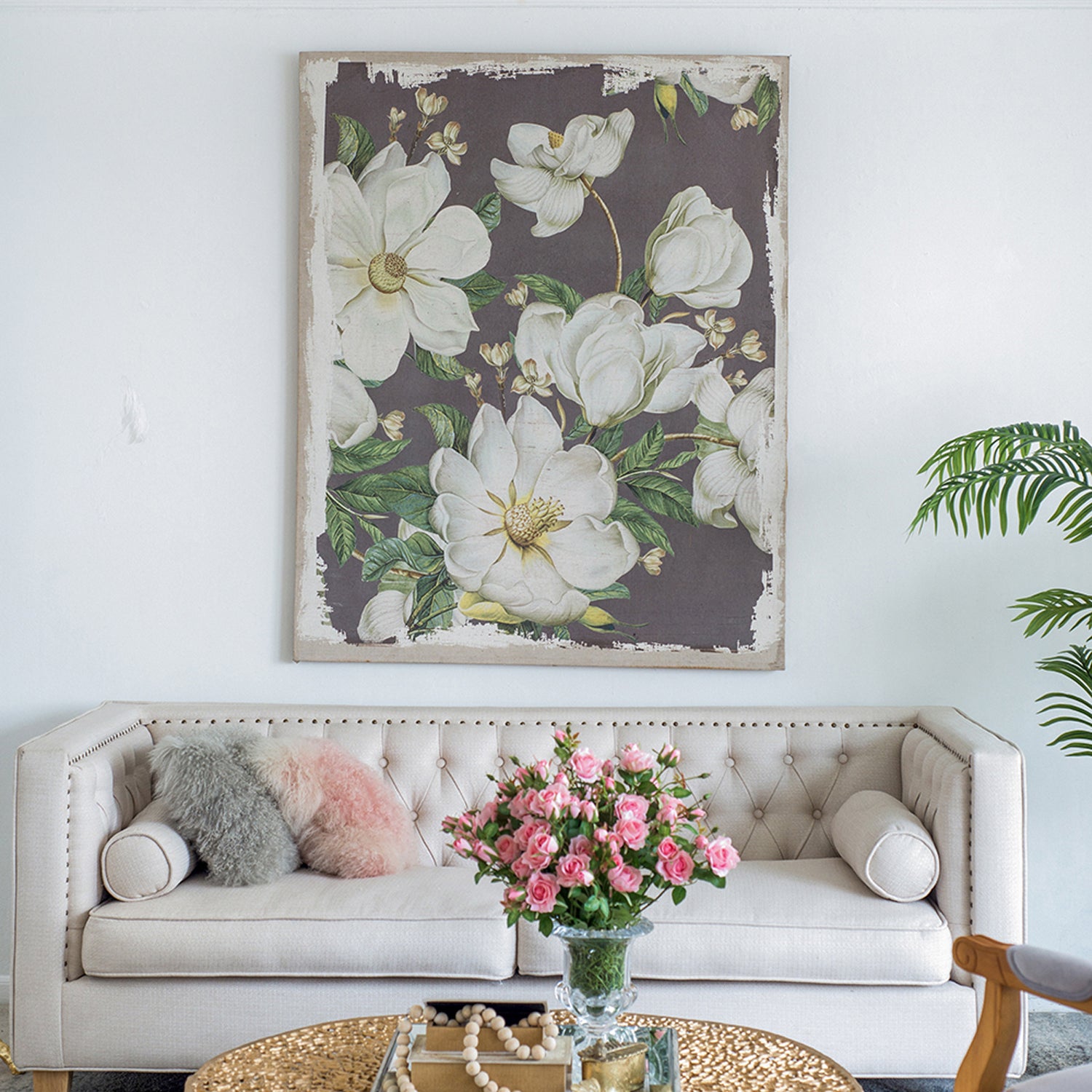 Home Chic Lily Magnolia Canvas