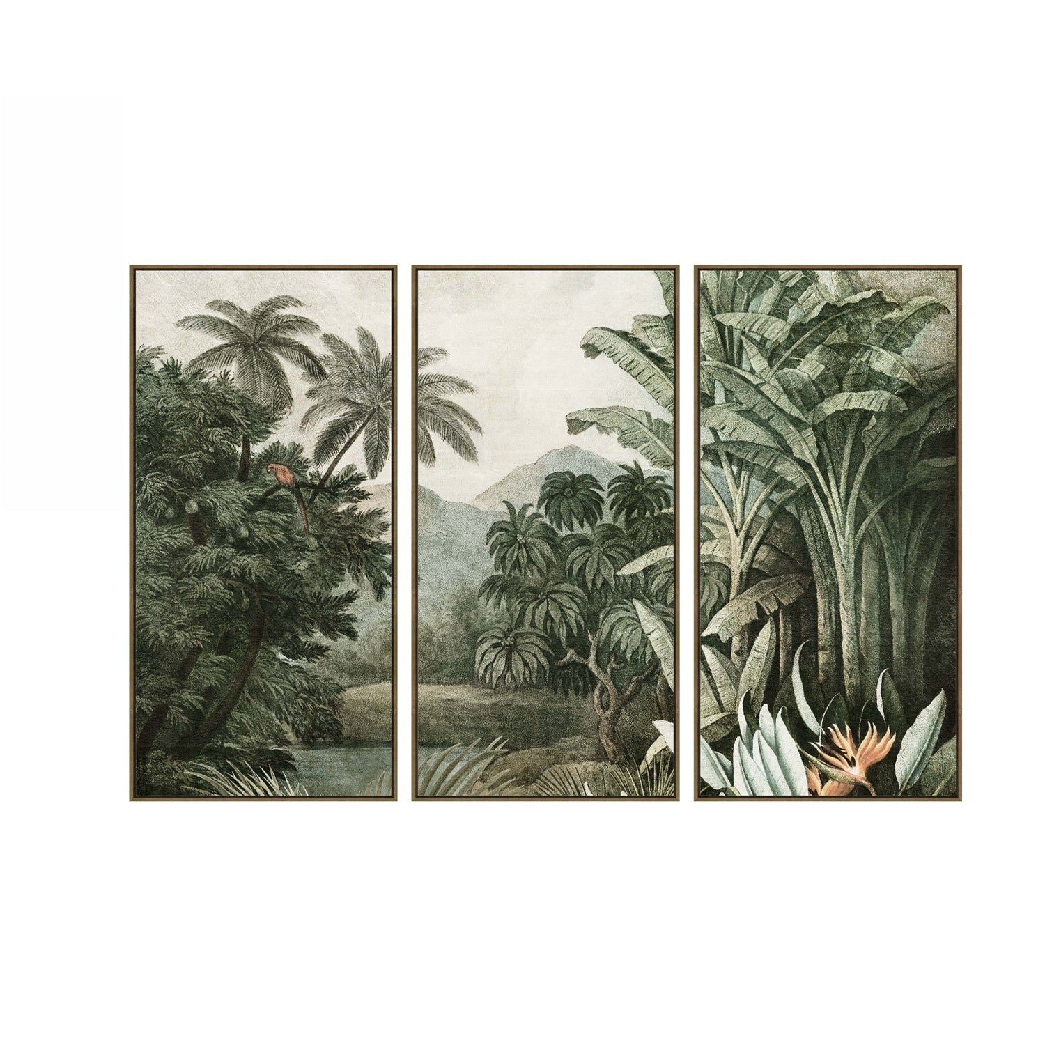 Design Republique Rainforest 3 Piece Wall Art