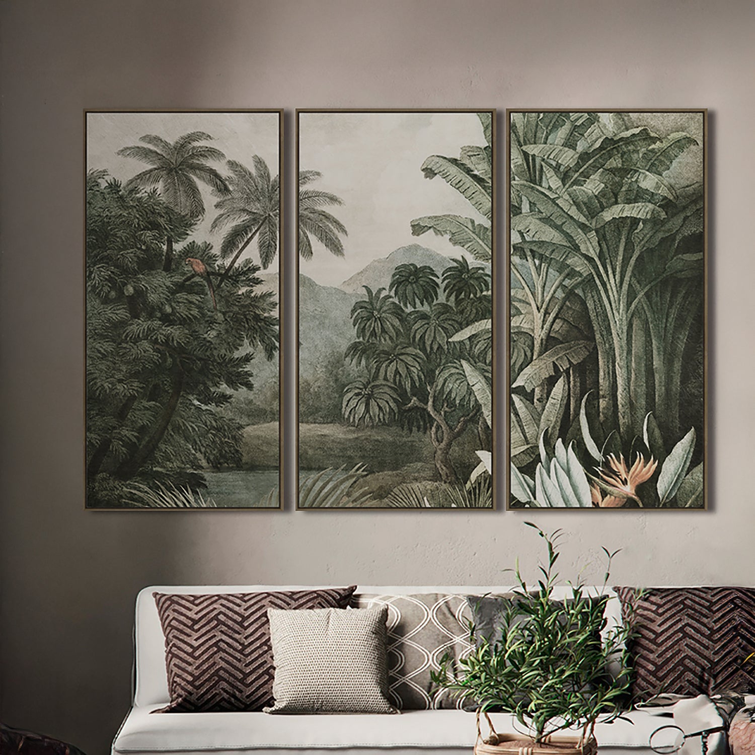 Design Republique Rainforest 3 Piece Wall Art