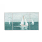 Cove Sail Framed Canvas Set of 3