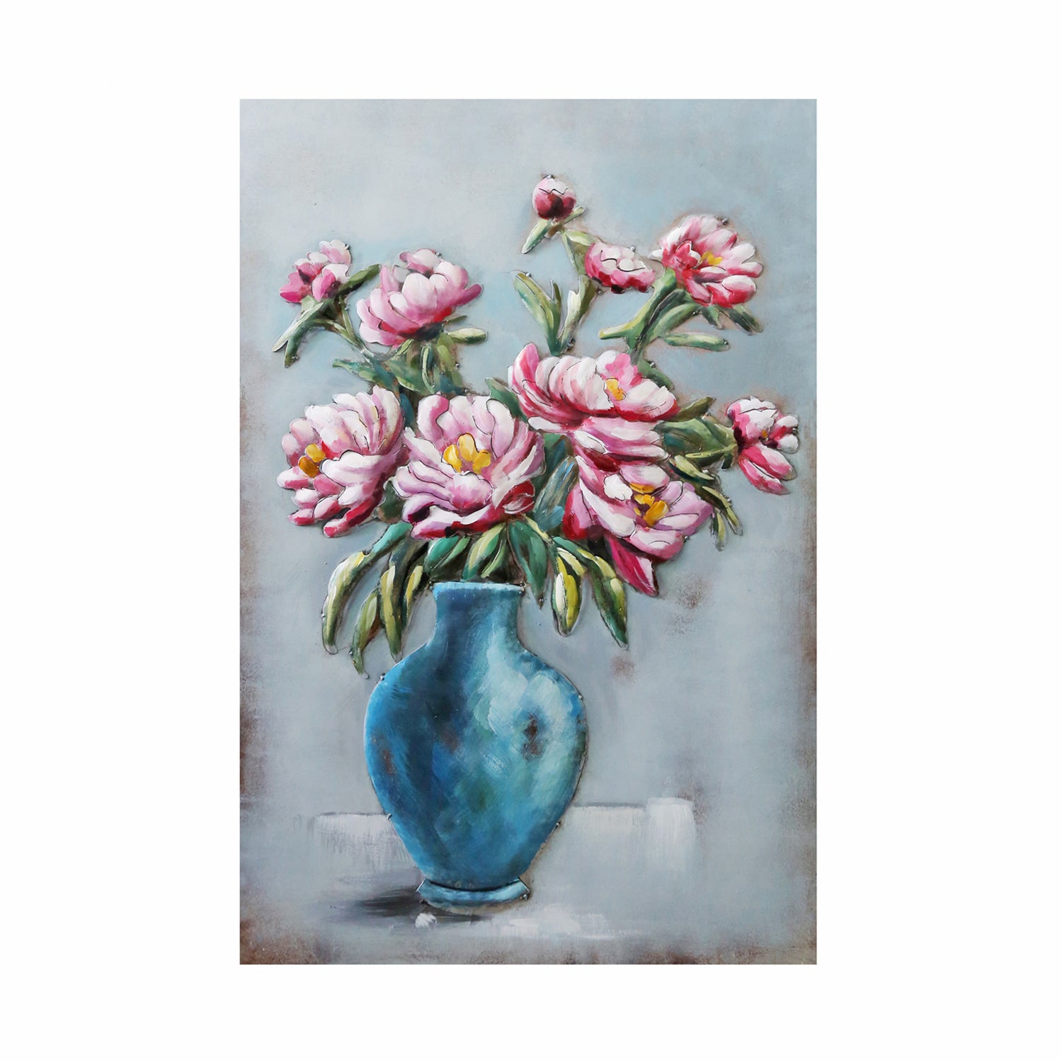 Design Plus Metal 3D Vase Wall Art