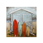 Design Plus Metal 3D Surf Boards Wall Art