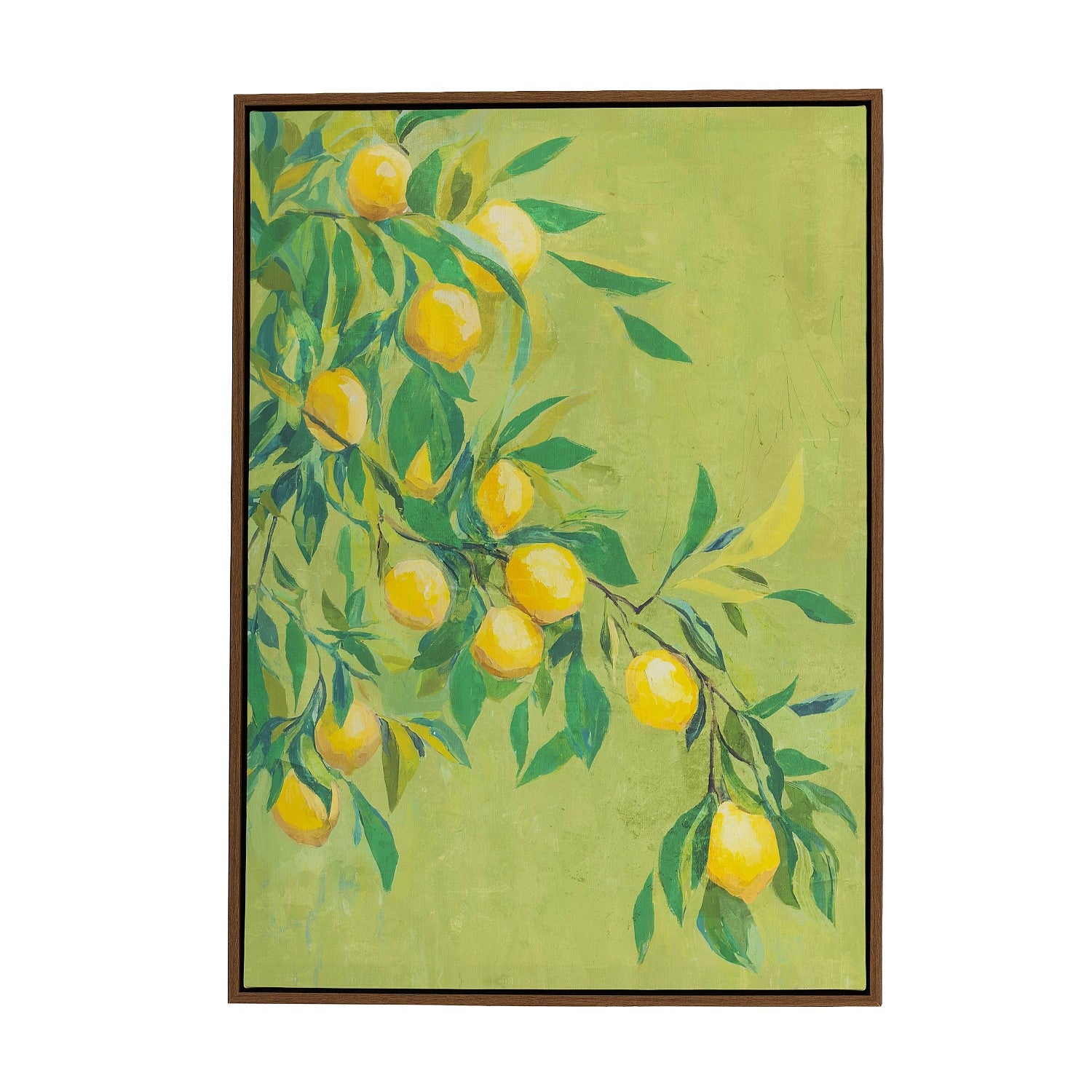 Design Republique Framed Canvas Lemons Wall Art