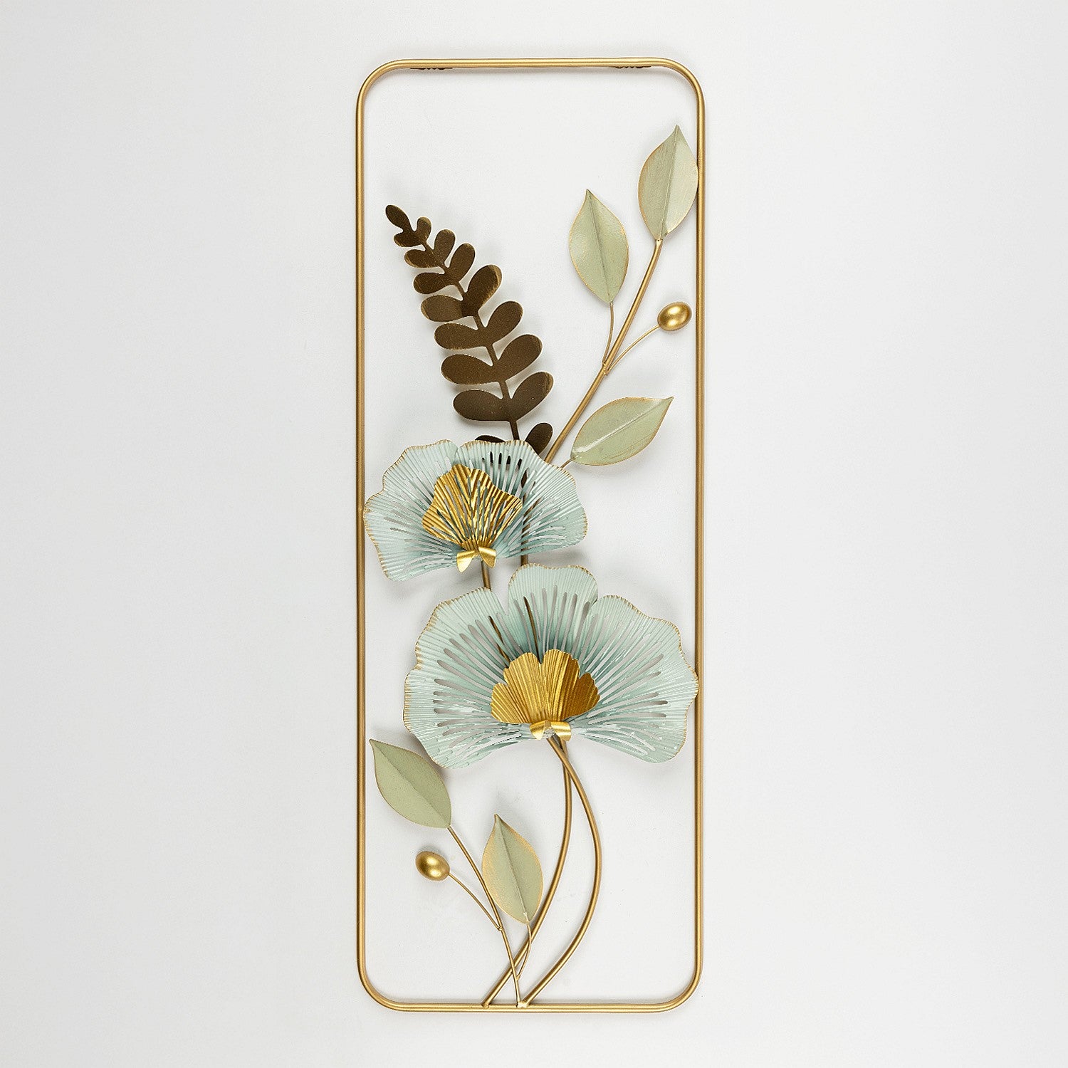 Home Chic Metal Lotus Flower Wall Art