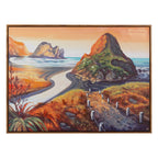 Design Plus Piha In Golden Tones Wall Art