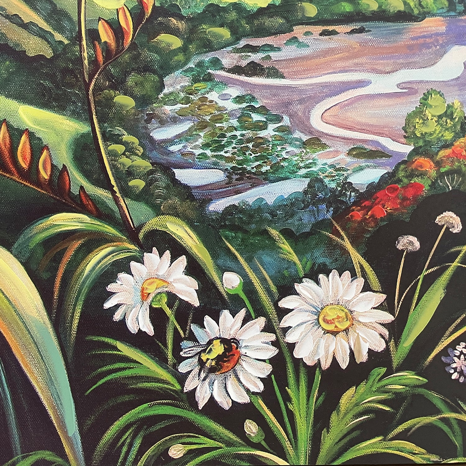 Design Plus Kiwiana Mahurangi Harbour Set of 2 Wall Art