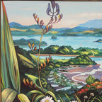 Design Plus Kiwiana Mahurangi Harbour Wall Art 120 x 80cm