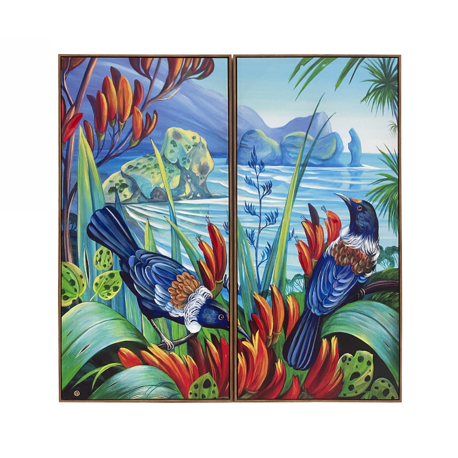 Design Plus Kiwiana Piha North Wall Art Set of 2