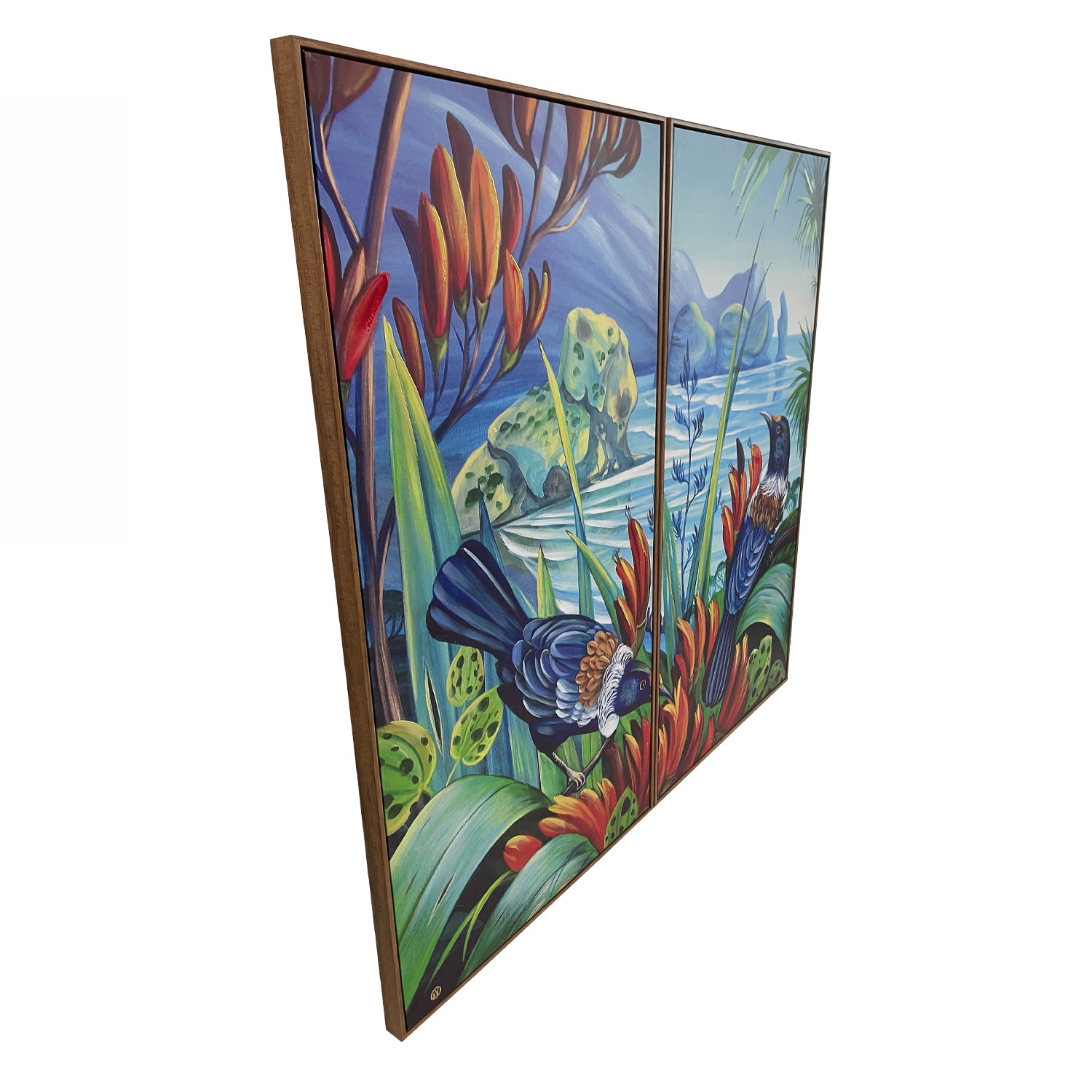 Design Plus Kiwiana Piha North Wall Art Set of 2