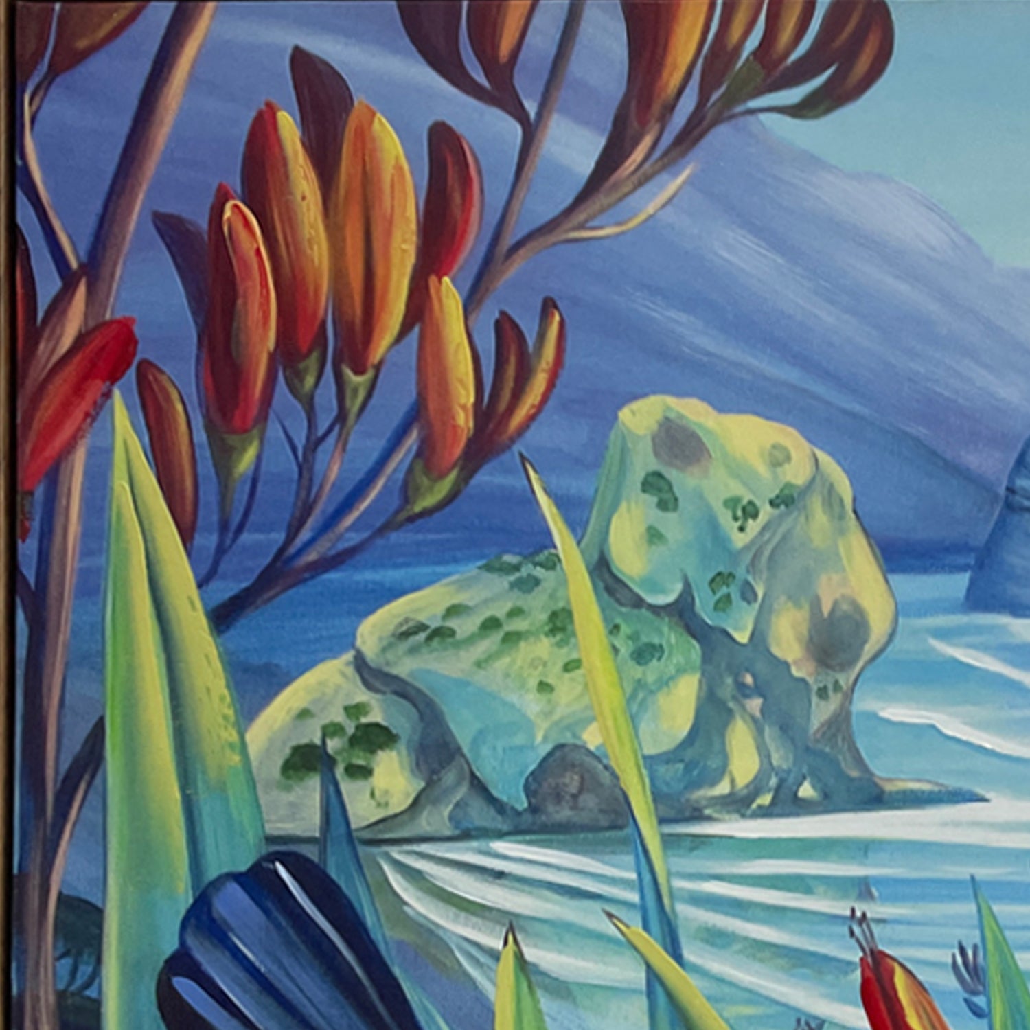 Design Plus Kiwiana Piha North Wall Art 70 x 70cm