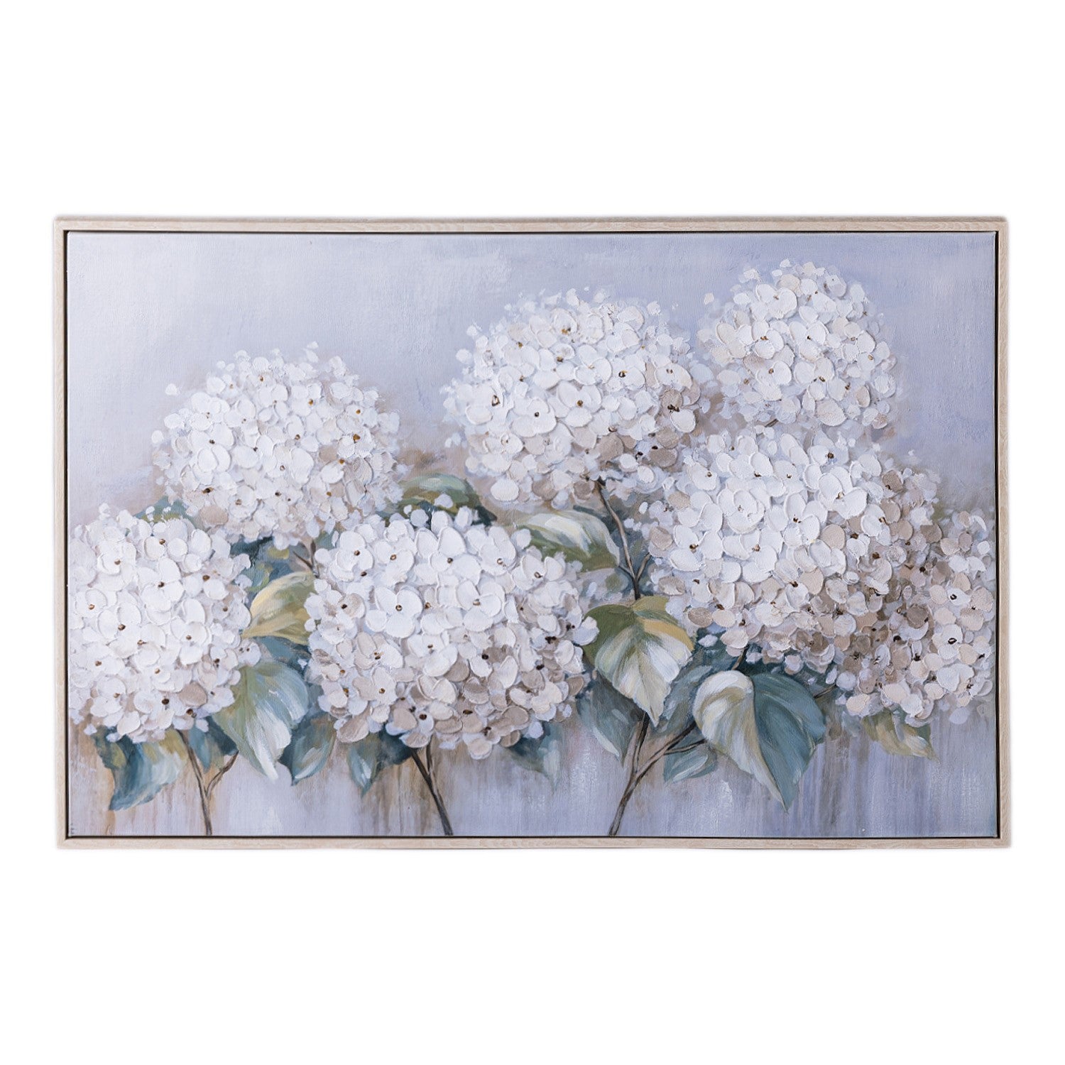 Gracious Living Hydrangea Puffs Wall Art