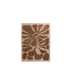 Design Republique Haven Flower Wall Art in Natural, featuring an abstract carved floral design in contrasting natural wood tones.