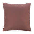 A plain reverse of a mocha outdoor euro cushion with piped edges, shown against a plain white background.