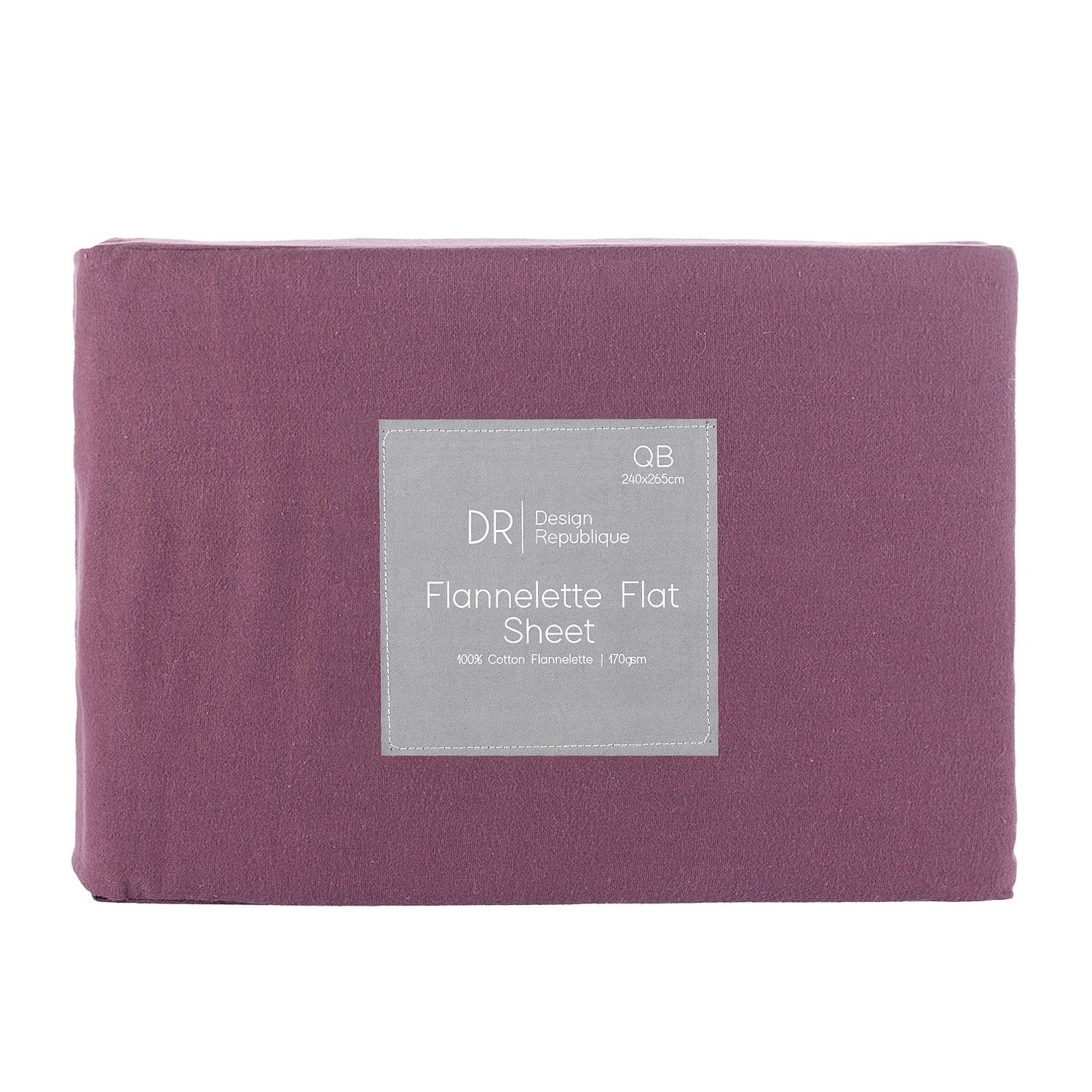Design Republique Flat Flannelette Sheet