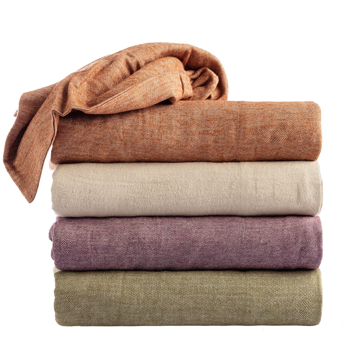 Fieldcrest Herringbone Cotton Flannelette Sheet Set