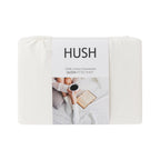 Hush Plain White Fitted Flannelette Sheet
