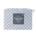 Solace Grey Microflannel Sheet Set