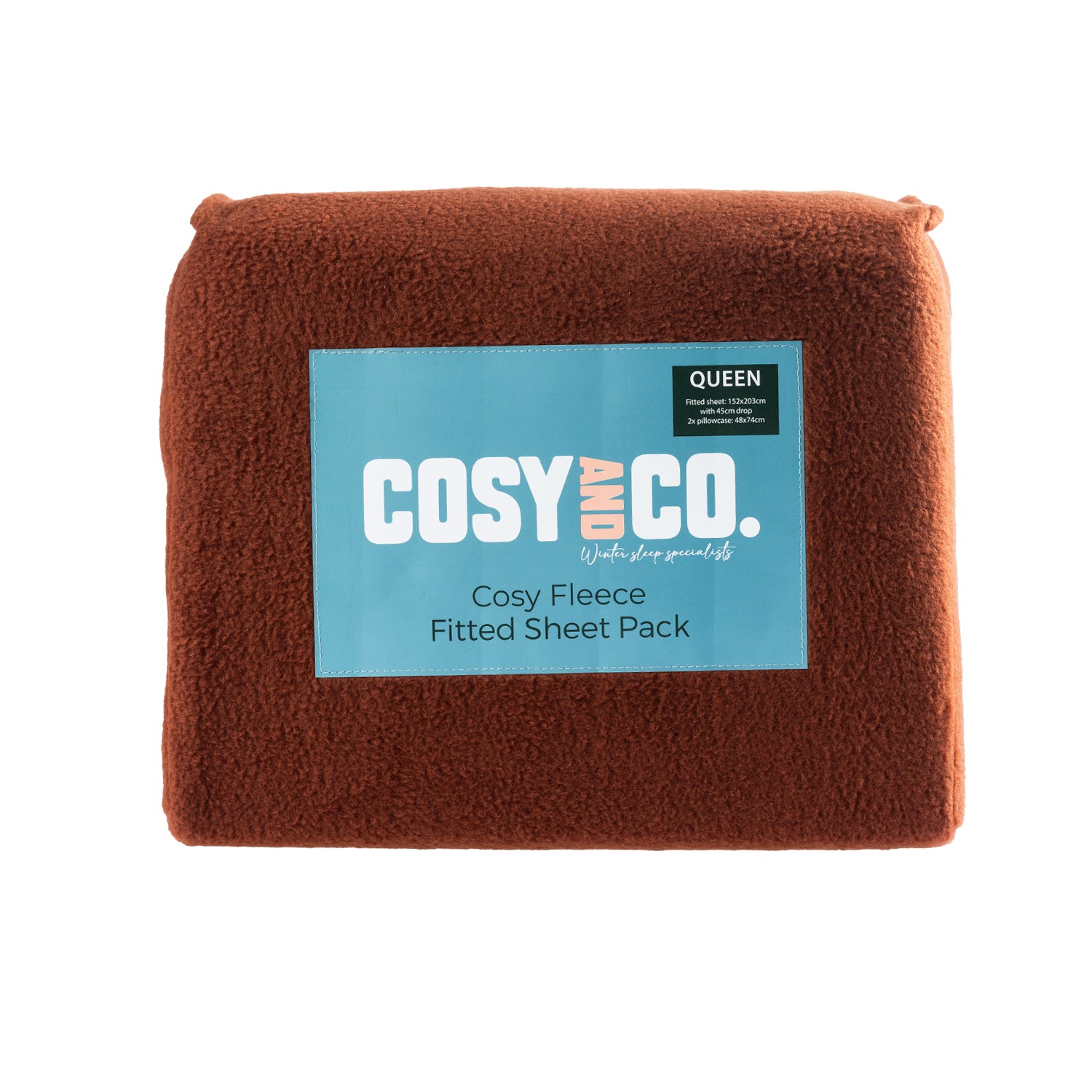 Cosy And Co. Cosy Fleece Fitted Sheet & Pillowcase/s