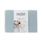 Hush Plain Blue Flat Flannelette Sheet