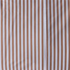 Brown and white striped fabric pattern