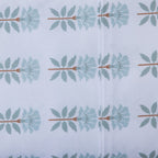 Solace Blue Foral Microflannel Sheet Set